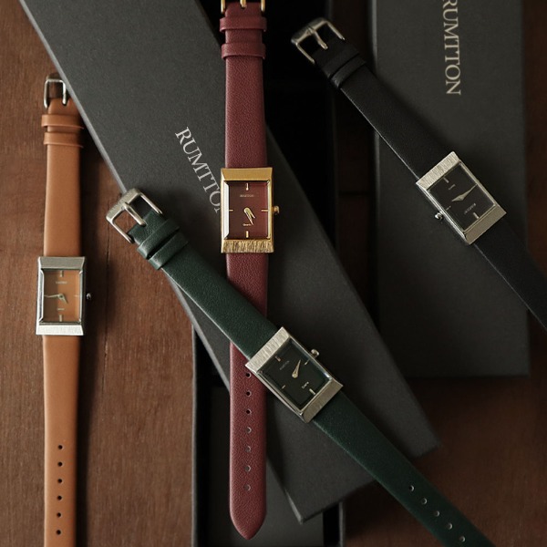 Grid leather watch (그리드 레더 워치)