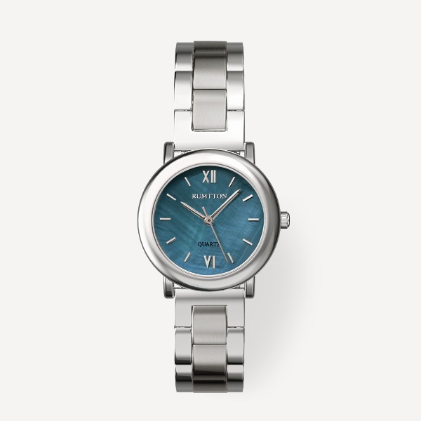 Mare metal watch (마레 메탈 워치) Blue Silver combi