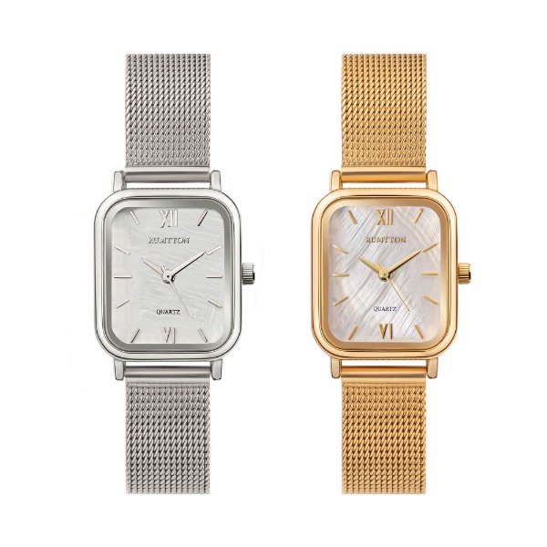 Harbor mesh watch (하버 메쉬 워치) White Silver/Gold