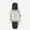 Harbor leather watch (하버 레더 워치) White Silver Black